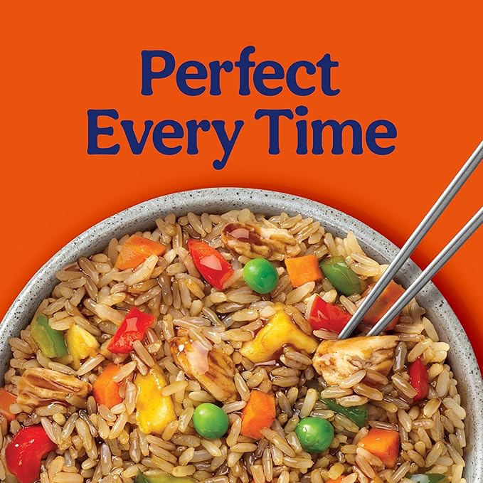 BEN'S ORIGINAL Street Food Teriyaki Style Rice with Chicken Prepared Entrée Microwavable Heat-&amp-Eat Bowl in 90 Seconds 9 oz (Pack of 6)