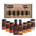 Kosmos Q BBQ Pitmaster Gifts for Men or Dads Includes 8 Flavors of Grill Seasonings BBQ Sauces &amp Meat Rubs Sampler Pack for Chicken Steak Turkey Pork &amp More