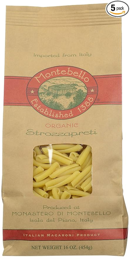 Montebello Organic Strozzapreti 16 Ounce 5 Count