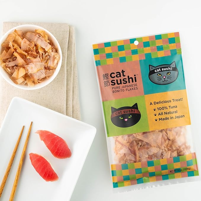 Cat Sushi Bonito Flakes Classic Cut Value Size 4 oz