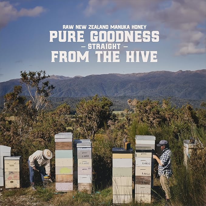 Gold Fern Honey - Raw New Zealand Manuka Honey Medical Grade | 8.8oz Monofloral MGO 400+ | Pure Natural Unpasteurized Unfiltered Superfood Traceable from Hive to Hand.