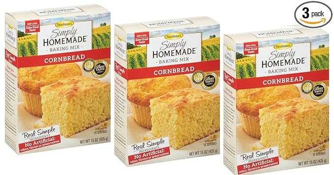 (3 pack) Generic Simply Homemade Corn Bread Baking Mix 15 oz