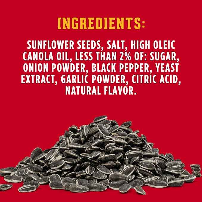 DAVID Roasted and Salted Cracked Pepper Jumbo Sunflower Seeds Keto Friendly 5.25 oz 12 Pack
