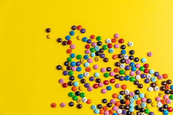 M&ampM’S World Pride Milk Chocolate Candy 2 lbs Bulk Multi-Colored M&ampM'S Printed with Love is Love Icons for Pride Party Décor Pride Celebrations &amp Parades