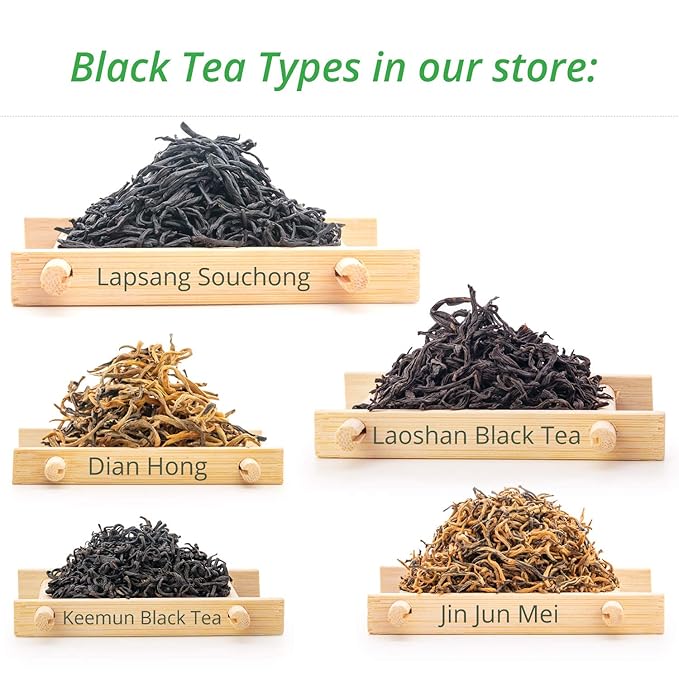 Oriarm Lapsang Souchong Unsmoked Black Tea from Wuyi Mountain- Chinese Loose Leaf Tea Zheng Shan Xiao Zhong without Smoke - 450g Ziplock Resealable Bag