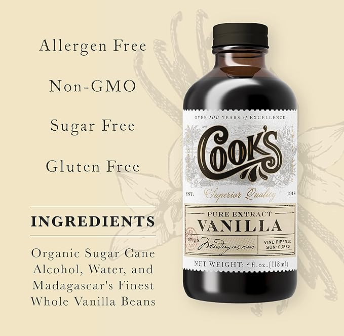 Cook's Choice Premium Quality Pure Vanilla Extract 128 oz (1 Gallon)
