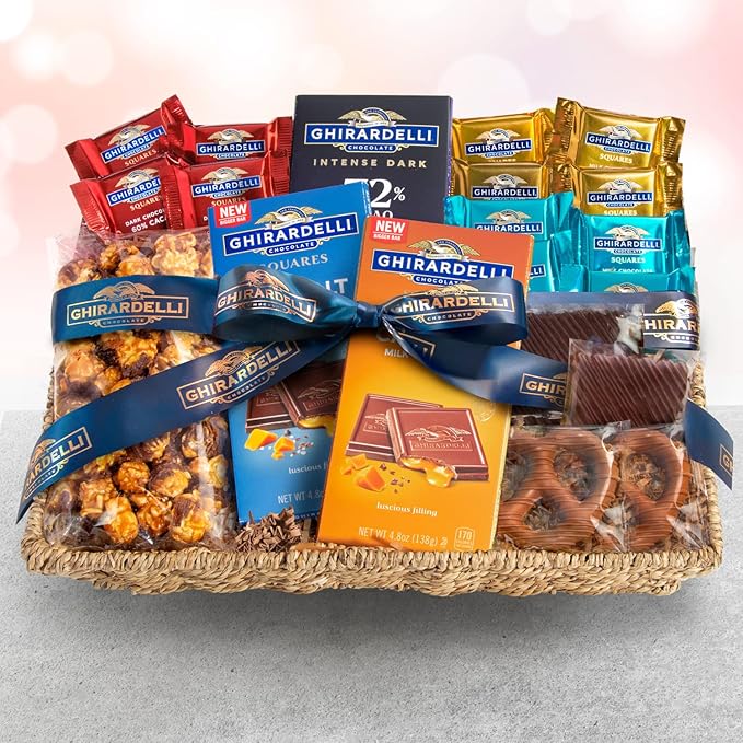 A Gift Inside Signature Ghirardelli Chocolate Delights Gift Basket