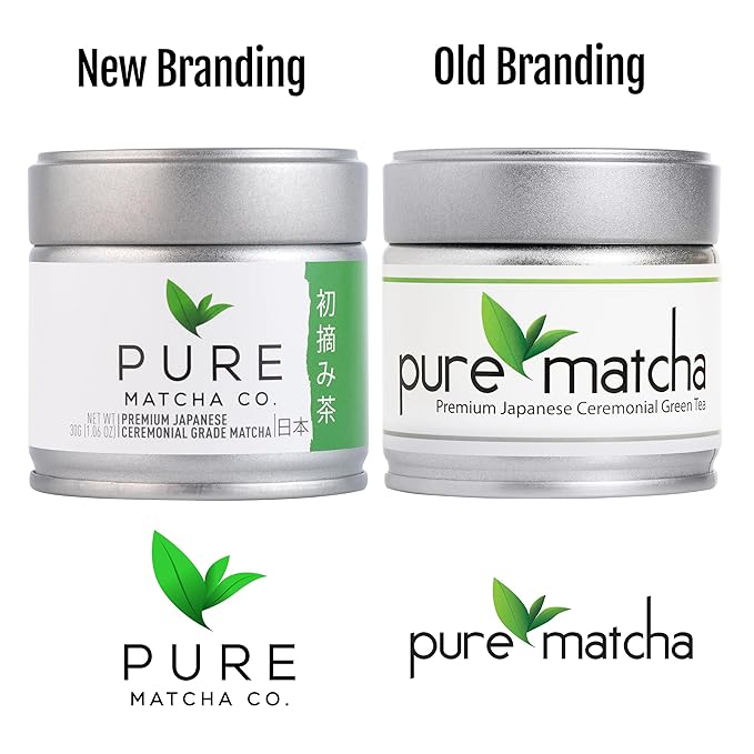 Pure Matcha Co | Premium Ceremonial Grade Matcha Green Tea Powder | Authentic Japanese Origin | Sugar Free | 30g 1.06oz