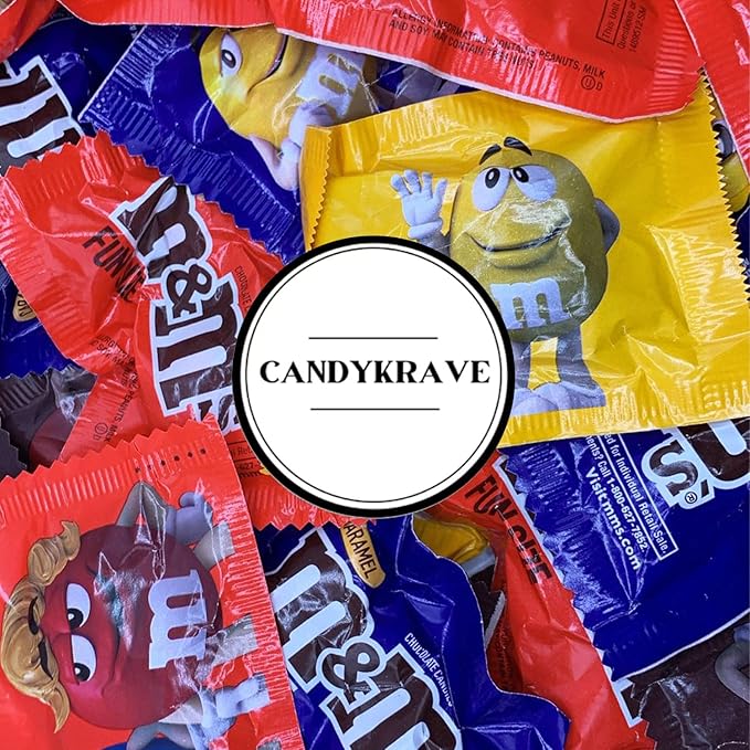 M&ampM Milk Chocolate Assorted Candy Pack - 4 Flavors Mix - 2 lbs Bulk Pack - Individually Wrapped Fun Size Candy for Freshness - Colorful Delicious Sweets for Kids Adults Pantry Office &amp Birt