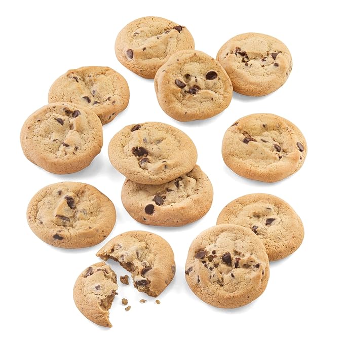 Cheryl's Cookies® Chocolate Chip Cookie Gift Box w/12 Soft &amp Chewy Chocolate Chip Cookies Individually Wrapped in Gift Box Kosher For Any Occasion Family Friends Loved Ones Coworkers