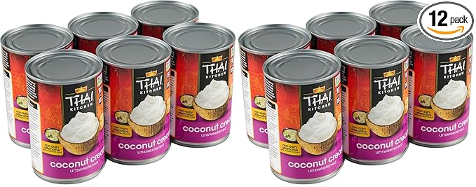 Thai Kitchen Unsweetened Coconut Cream13.66 fl oz(Pack of 12)
