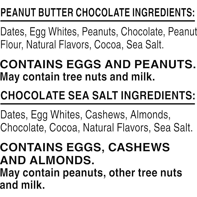 RXBAR Minis Protein Bars 6g Protein Gluten Free Snacks Variety Pack (4 Boxes 32 Count)