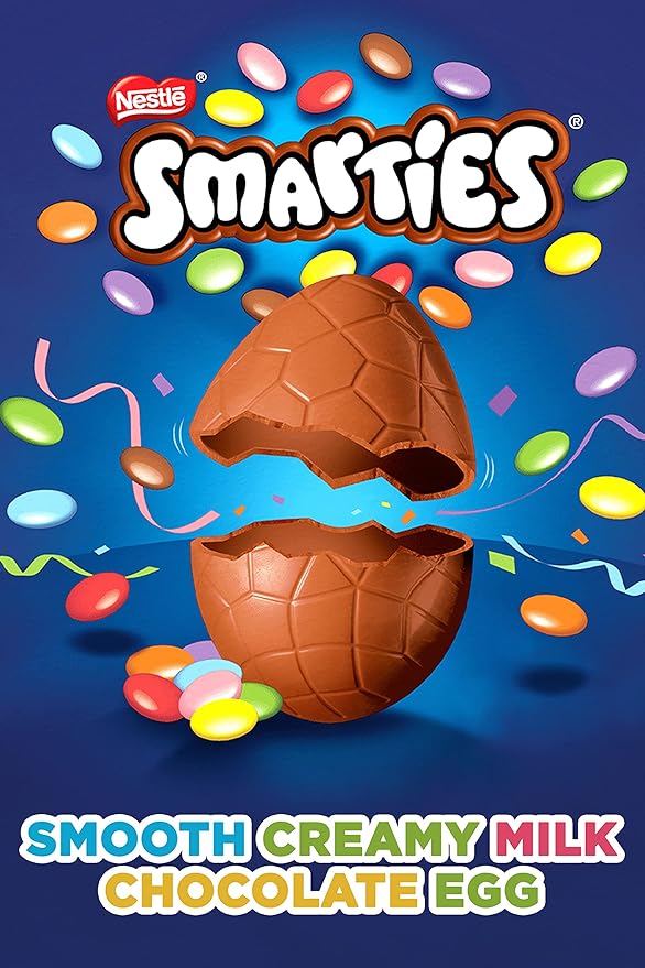 Smarties Milk Chocolate Large Easter Egg 188g