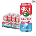 Ryl Iced Tea Rocket Pop Antioxidant Superblend Zero Sugar Low Carb Zero Calorie Iced Tea 16.0 Fl Oz (12-Pack)