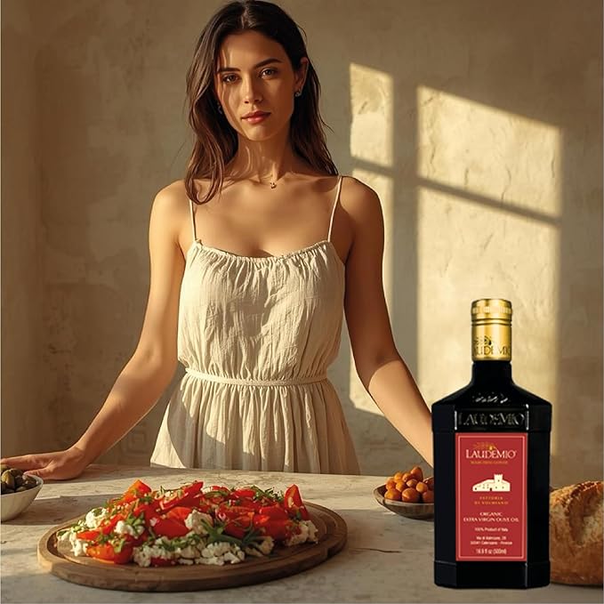 Laudemio Volmiano – Organic Tuscan Extra Virgin Olive Oil 900+ mg/kg High-Polyphenol Italian EVOO 2025 NYIOOC Gold Award Early Harvest Cold Extracted Lab Tested Pesticide-Free Premium Gift Box