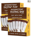 Prolon Fasting Bars | 5g Protein 7g Fiber | Keto-Friendly Gluten-Free Dairy-Free Plant-Based | Nutrition for Intermittent Fasting | Formulated to Not Break Your Fast | Chocolate Chip (24 Count)