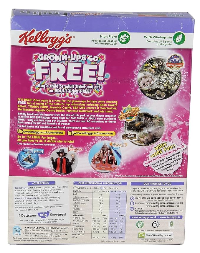 Kelloggs Fruit n Fibre 375g