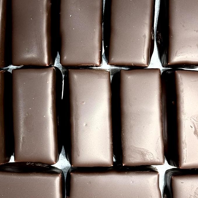 Bird Milk Candies Airy Souffle Coated in Dark Chocolate by Helen Bakery Handcrafted in Small Batches 30 pcs per pack 20 oz | 566 g (pack of 2)