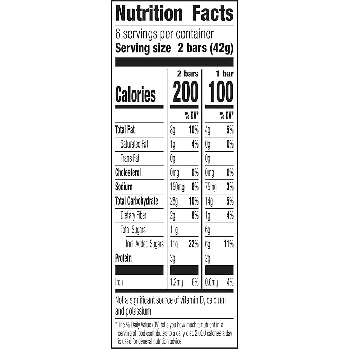 Nature Valley Crunchy Granola Bars Pecan Crunch 1.49 oz 6 ct 12 bars (Pack of 12)