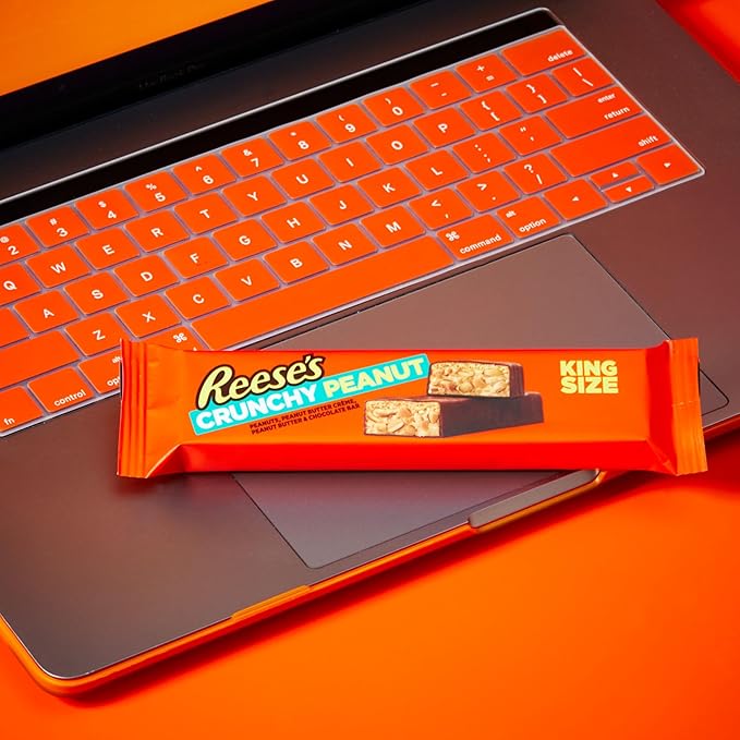 REESE'S Crunchy Peanut Peanut Butter and Peanuts King Size Candy Bars 3.2 oz (18 Count)