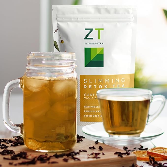 Dr. Zisman ZT Slimming Detox Tea - Garcinia Dreams Night Blend Weight Loss Tea - Muscle Tension - Enhanced Digestion Healthy Rest While Burning Calories (28 Tea Bags)