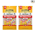 Tillamook Country Smoker Zero Sugar Original Mini Smoked Sausages 0.33 oz 48 Ct Individually Wrapped Beef Sticks for Afternoon Snacks Lunchboxes Travel Real Hardwood Smoked