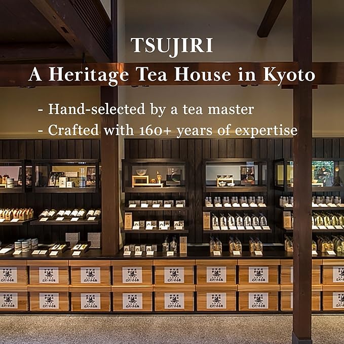 TSUJIRI Matcha - Tsuji Midori (30g / 1.06oz) - Ceremonial Grade Matcha Powder - Authentic Japanese First Harvest Matcha Green Tea - Uji Kyoto Japan 1860