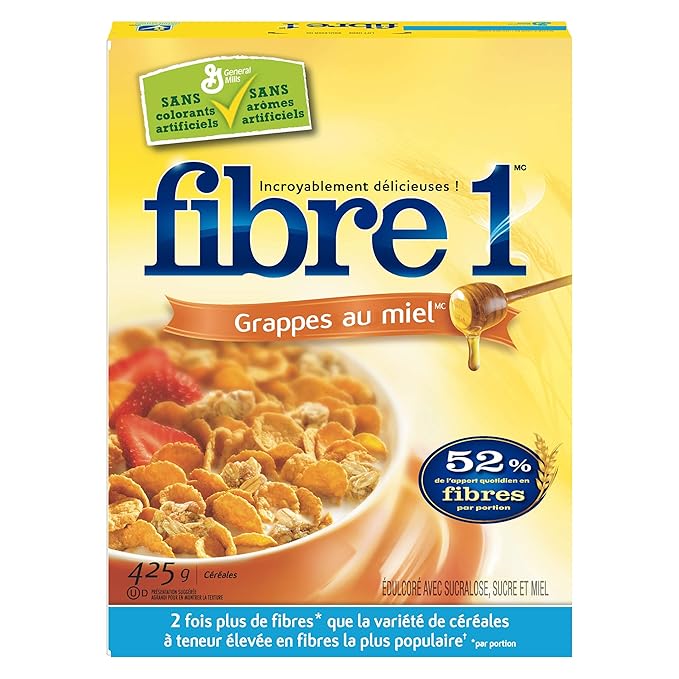 Fibre 1 Honey Cluster Cereal 425g/15oz.