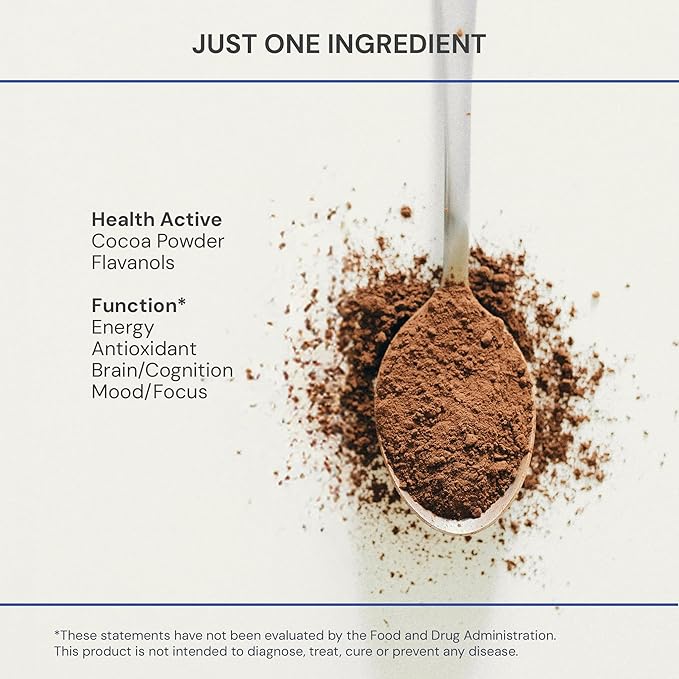 Blueprint Bryan Johnson Non Dairy Cocoa Powder – Elite Level Flavanols – 100% Pure Cocoa – Low Fat Unsweetened Cocoa – Undutched – Keto Friendly – Great for Baking Cooking &amp Smoothies – 12oz Bag