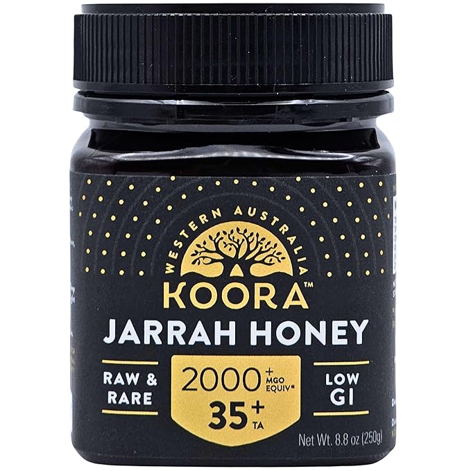 Jarrah Honey TA 35+ (Stronger than MGO 2000+ Manuka Honey Bioactivity) Raw Medicinal Honey with Medical Grade Potency for Daily Health and Immune Support from Western Australia