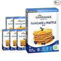 Kinnikinnick - Pancake &amp Waffle Mix - Gluten Free Allergy Friendly Vegan Pancake and Waffle Mix - 16 oz. Boxes - 6 Pack