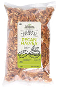 La Nogalera Organic - USDA and CCOF Certified Organic Shelled Pecan Halves in 2 pound bag. Pecan nut halves NO SHELL Non-GMO Kosher and Halal Certified and Ketogenic friendly