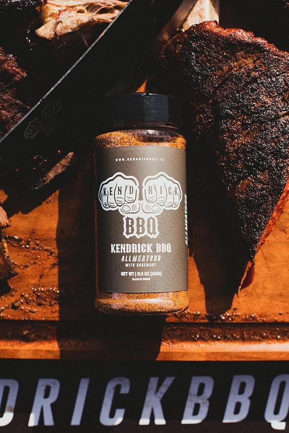 Kendrick BBQ - All Meat Rub with Rosemary 11.5 oz Pack of 1 - No MSG - Gluten FREE