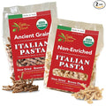 Papa Vince Organic Whole Wheat Pasta - Non enriched no bleached made from ancient grains durum &amp timilia grown in Sicily Italy. No funny taste al dente texture minimal processed small batch p