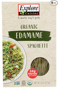 Explore Cuisine Organic Edamame Spaghetti Pasta Non GMO 8 Ounces (Pack Of 6)