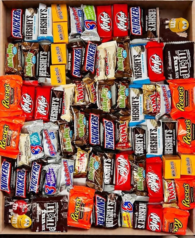 The Holy South 2 LB Bulk Chocolate Candy Variety Pack | Assorted Mix for Office Snacks Movie Night Parties &amp Treats | Family Size Value Bag | Mixed Chocolate Milk Chocolate Dark Chocolate! (2