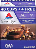 Atkins Endulge Peanut Butter Cups Pack 26.4 Ounce (Pack of 44)