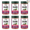 Pereg Cajun Spice Seasoning (4.25 Oz x 6 Pack) - Gourmet Spice Blend - Creole Blackening Rub - Ideal for Chicken Seafood Meat &amp Lamb - Non-GMO All Natural Gluten-Free