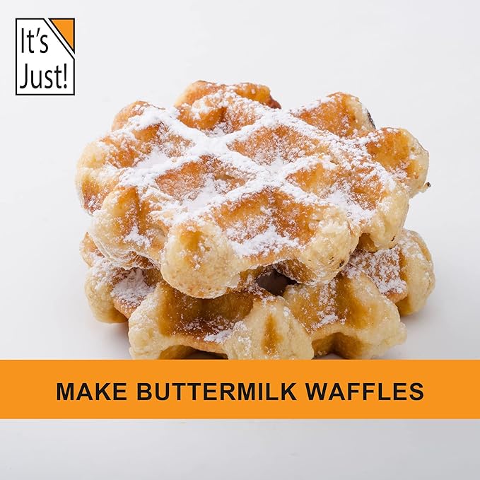 It's Just - Powdered Buttermilk 32oz rBST/rBGH Hormone Free Shelf Stable Evaporated Milk Just Add Water Perfect for Baking Pancakes Makes Over 1.5 Gallon Milk