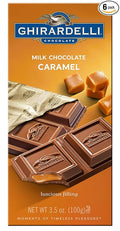 Ghirardelli Chocolate Bar Milk and Caramel 3.5 oz. 6 Count
