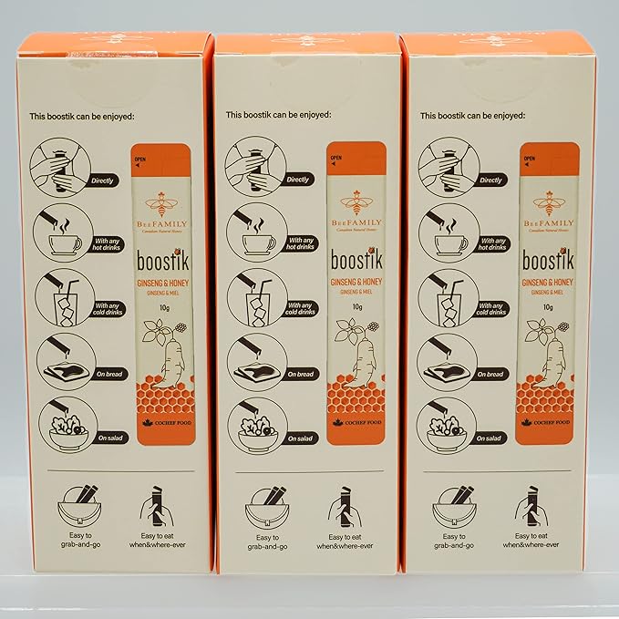 BeeFamily - Ginseng Honey Boostik 300g Multi Pack
