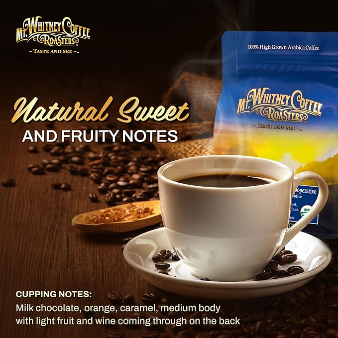 Mt. Whitney Guatemala Adiesto Cooperative Organic Low Acid Coffee - Ground Coffee (Ground 12oz)