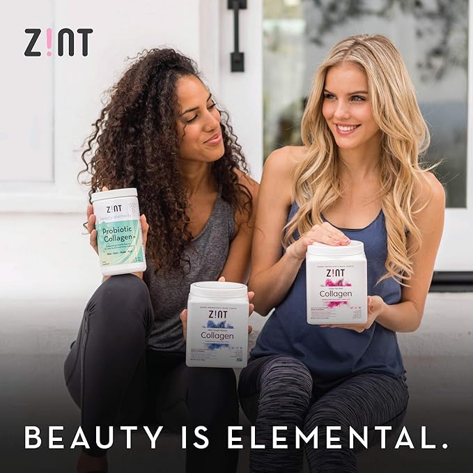Zint Beef Gelatin Powder (16 oz): Unflavored Keto Certified Paleo Friendly Collagen Based Protein - For Baking Jello &amp Thickening