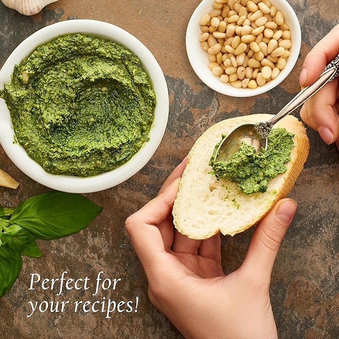 Raw Pine Nuts 1 Pound | Whole Natural Unsalted Pignolias | Great for Cooking Baking Salads Pesto Sauce Roasting | Vegan Keto Paleo Friendly | Jaybee's