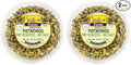 Setton Farms Shelled Pistachio Kernels Dry Roasted No Salt 20 Ounce (No Shells Unsalted) (Also perfect for making Dubai Chocolate) (Pack of 2)