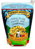 Barred Woods Maple Crunch Granola - Maple Pecan with Pumpkin Seeds and Cranberries - Sweetened With Only Our Own Vermont Organic Maple Syrup and Maple Sugar - 10oz Bag (Case of 3 Bags)