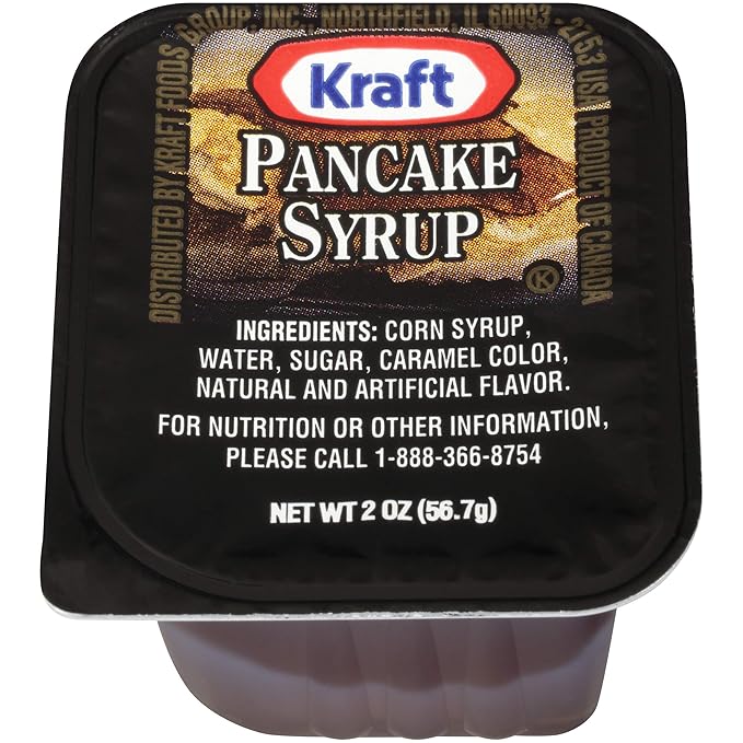 Kraft Table Syrup (2oz Packets Pack of 80)