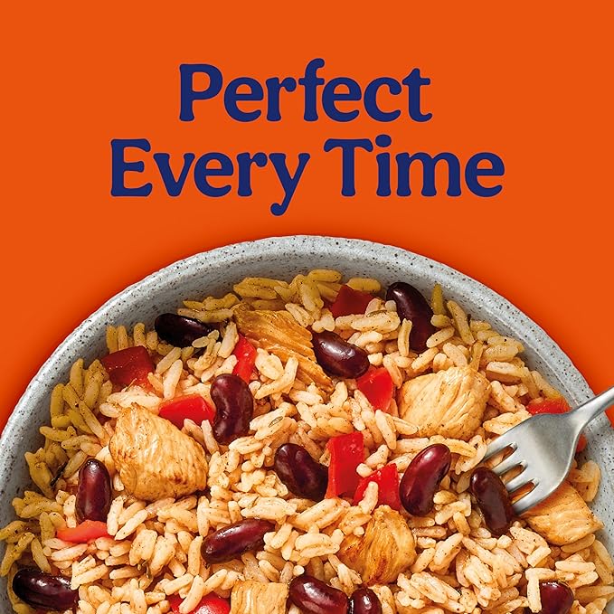 BEN'S ORIGINAL Street Food Jamaican Jerk Style Beans &amp Rice with Chicken Prepared Entrée Microwavable Heat-&amp-Eat Bowl in 90 Seconds 9 oz (Pack of 6)