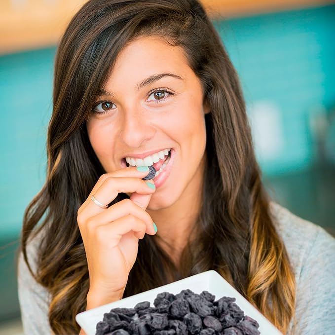 Traina Home Grown Unsweetened Dried Blueberries - Healthy &amp Non-GMO Natural Sweet Flavor With No Sugar Added Perfect Snack In Resealable Pouch (20 Oz)