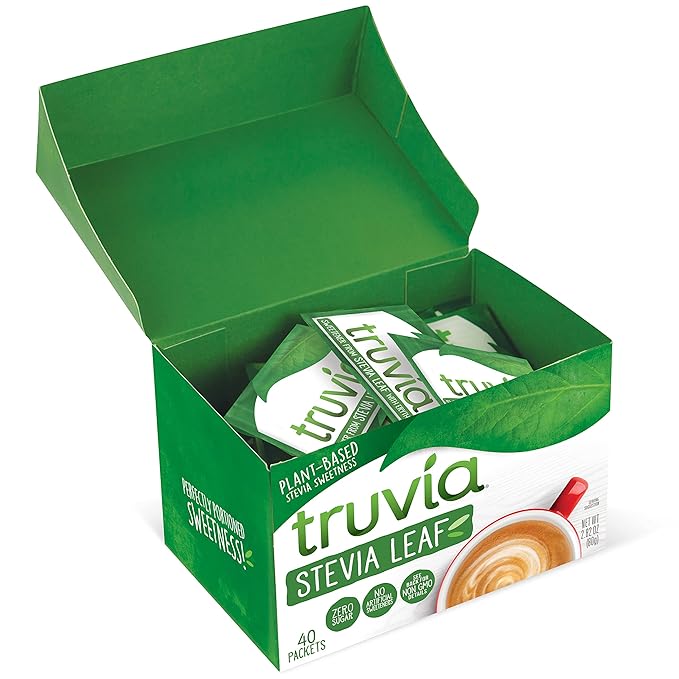 Truvia Original Calorie-Free Sweetener From The Stevia Leaf Packets 2.82 oz Carton 40 Count (Pack of 12)